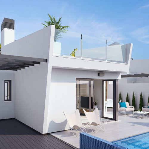 3 bedroom 2 bathroom single-storey detached villa